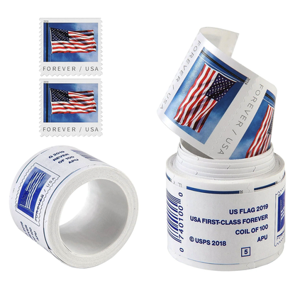 2019 U.S. Flag Forever Stamps – Coil – product image 1