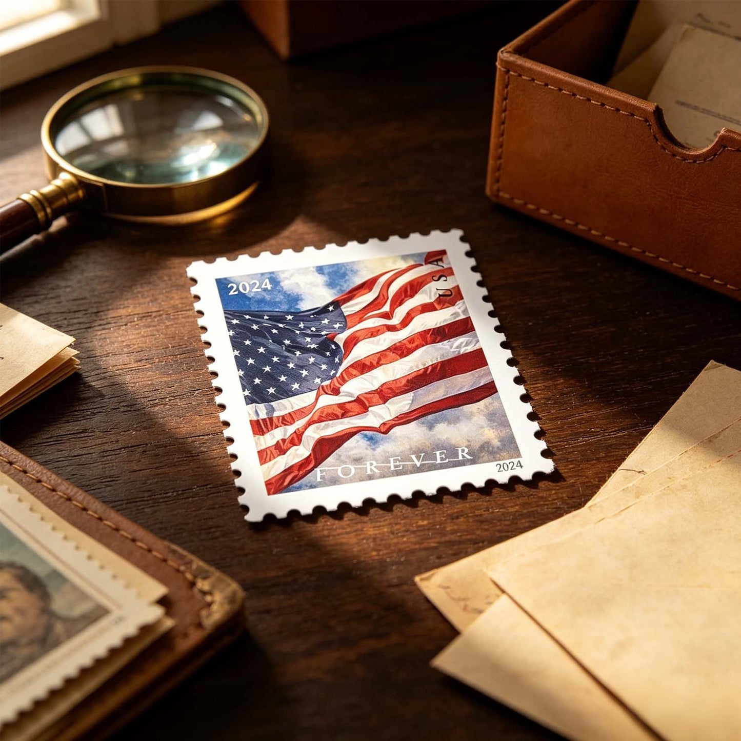 2024 U.S. Flags Forever Stamps – Coil