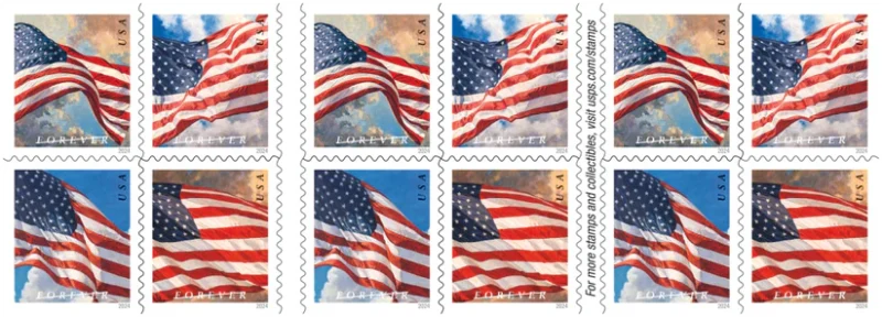 2024 U.S. Flags Forever Stamps – Booklet Packs – product image 2