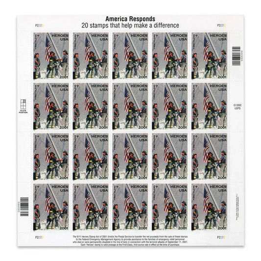 Heroes of 2001 Semipostal Stamps – 2002 Issue – product image 2