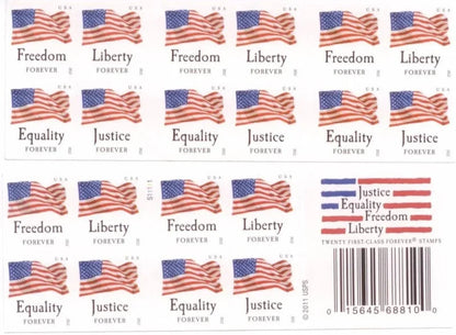 2012 Four Flags Forever Stamps – product image 2